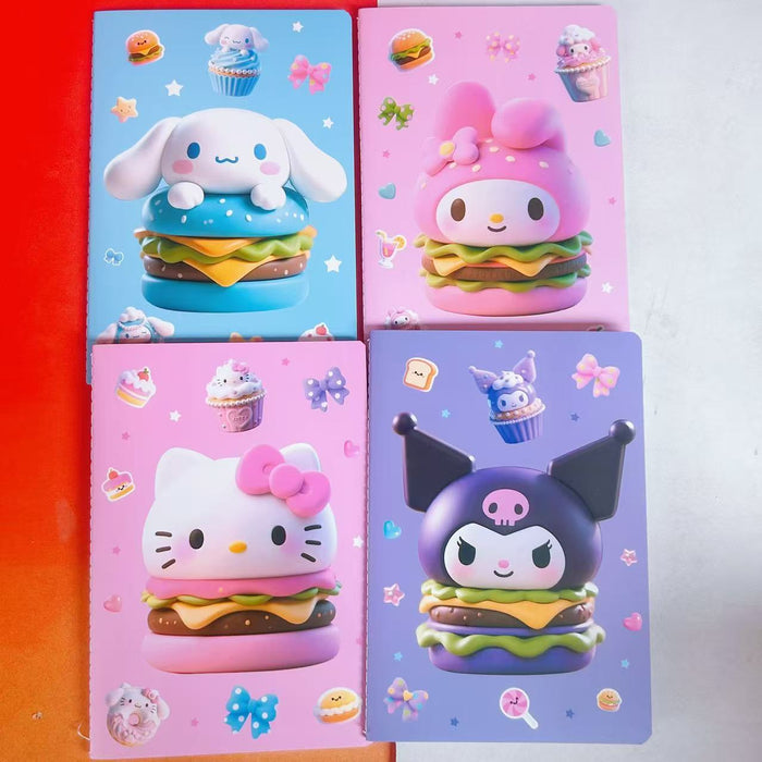 Wholesale Cute Cat Design Thread-Bound Paper Notebook for Student Diary Gift