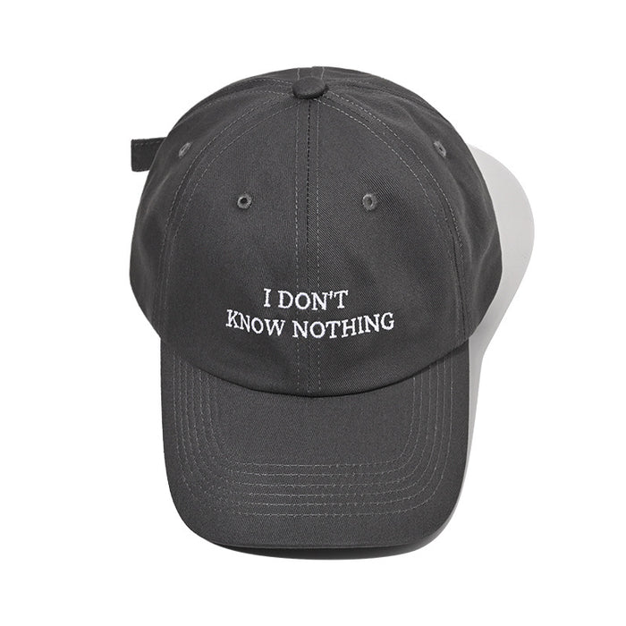 Wholesale Baseball cap embroidered letters duckbill cap soft top sun hat