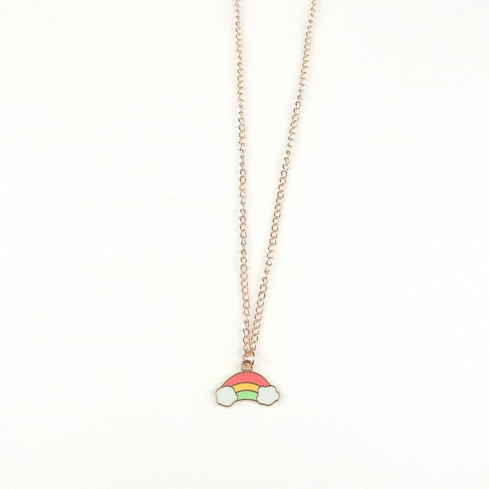 Wholesale Children Cartoon Alloy Pendant Necklace JDC-NE-FuYu007