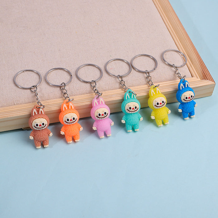 Wholesale Couple Cartoon Backpack Keychain