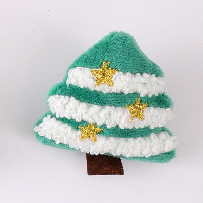 Wholesale Christmas Brooch Cute Plush Christmas Accessories Cartoon Pin Decorations Clothing Accessories