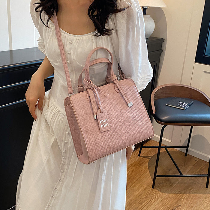 Wholesale New fashionable bucket bag, simple casual hand-held shoulder bag, versatile commuting diagonal cross bag for women