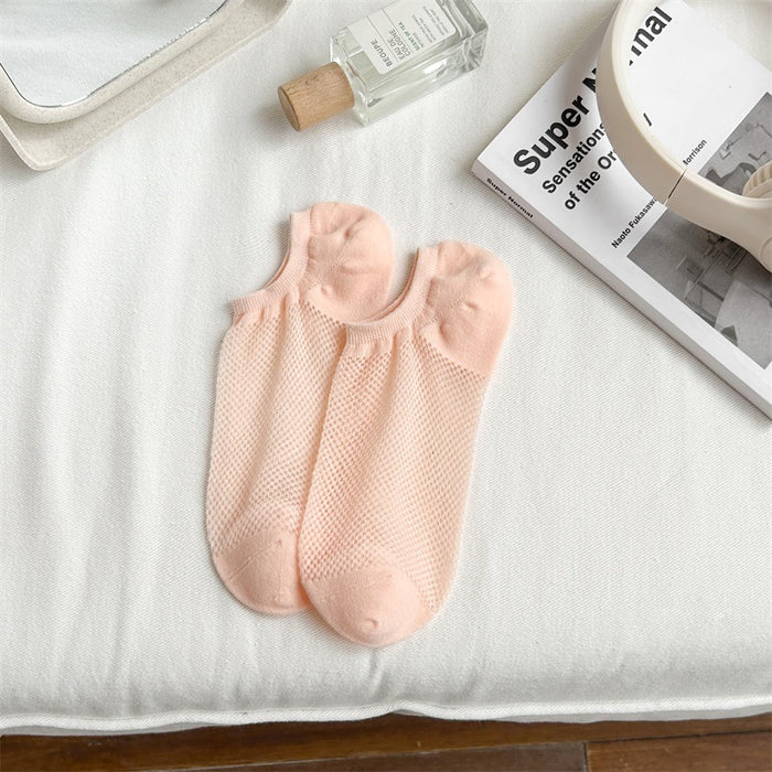 Wholesale Mesh socks, short socks, thin, shallow cut, non slip, non slip, breathable, invisible boat socks