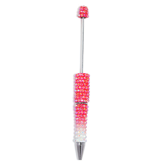 Wholesale New full diamond bead pen fashionable high value gradient bead pen DIY creative handmade diamond bead pen