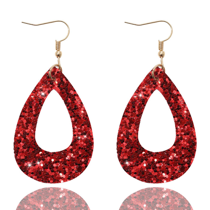 Wholesale Valentine' s Day earrings Bohemian style wine glass earrings