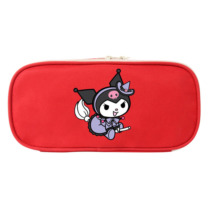 Wholesale Pencil Bag Student Cute Printed Canvas Stationery Bag JDC-PB-JR001