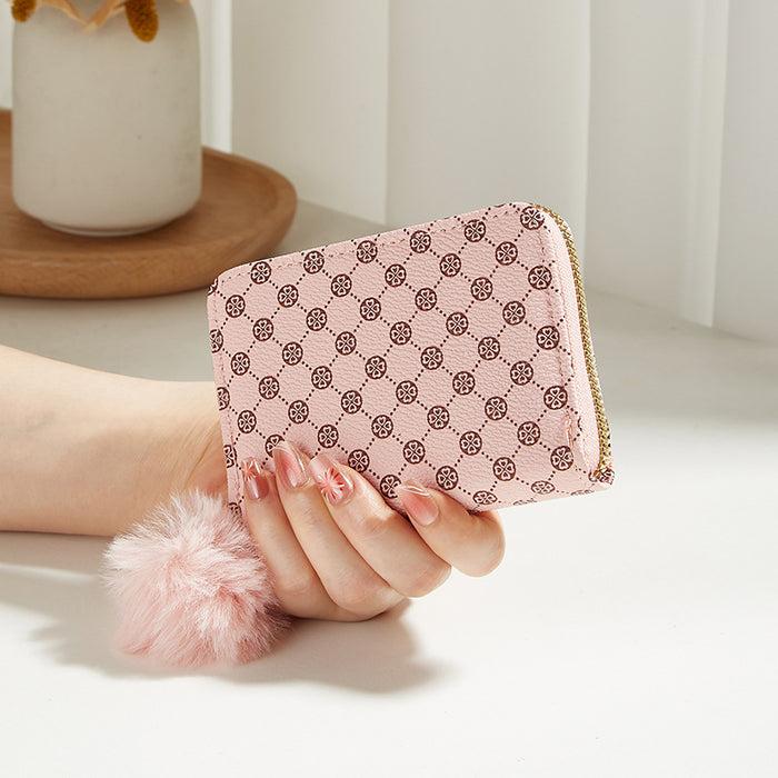 Wholesale New Vintage Handbags Ladies Zipper Short Polka Dot Fashion Simple Coin Purse JDC-WT-QJR007