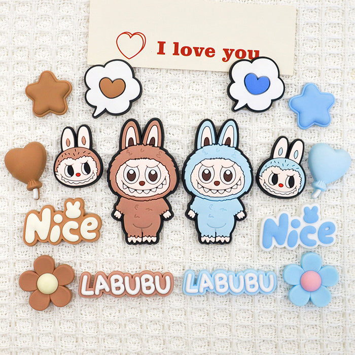 Wholesale 5pcs Cartoon Jewelry Accessories Mobile Phone Case Water Cup Cotton Slippers iPad Set Decorative Patch