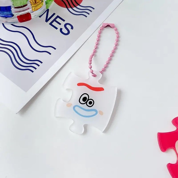 Wholesale Puzzle Keychain Bag Cute Funny Hanging Bear Girlfriend Hanging Ornament