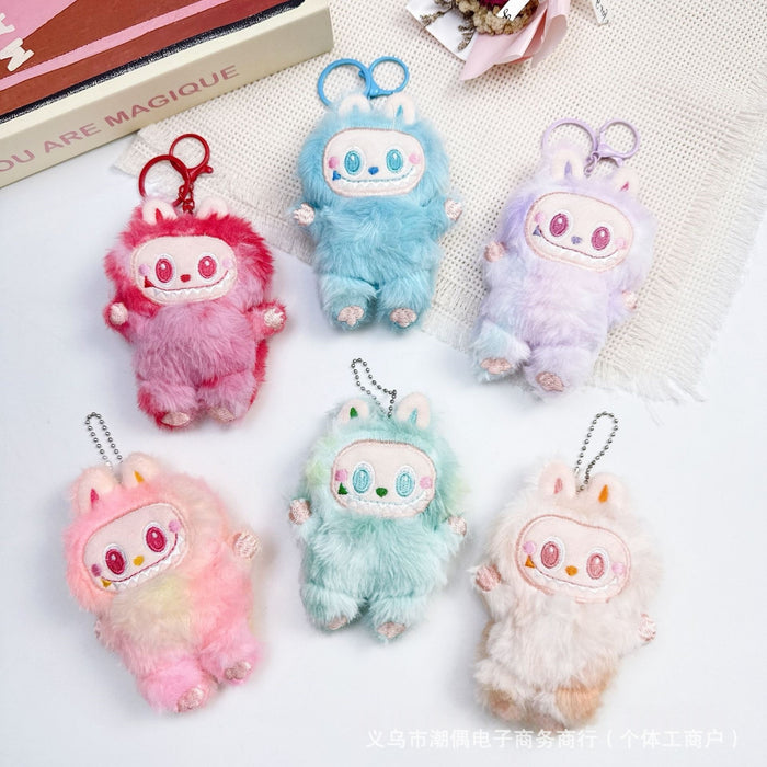 Wholesale Squeaky Plush Doll  Pendant Doll Keychain Girl Cartoon