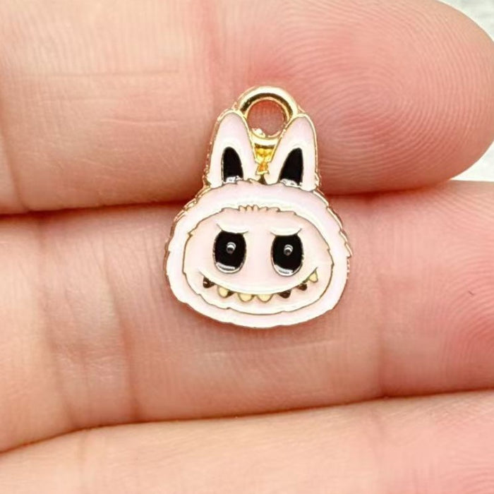 Wholesale 10pcs Alloy Oil Drip DIY Earrings,  Keychains,  Necklaces Pendant