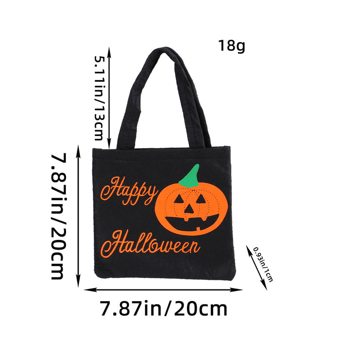 Wholesale  Pumpkin Candy Tote Bag Witch Ghost Festival Shopping Mall Kindergarten Cookie Gift Bag  Decoration