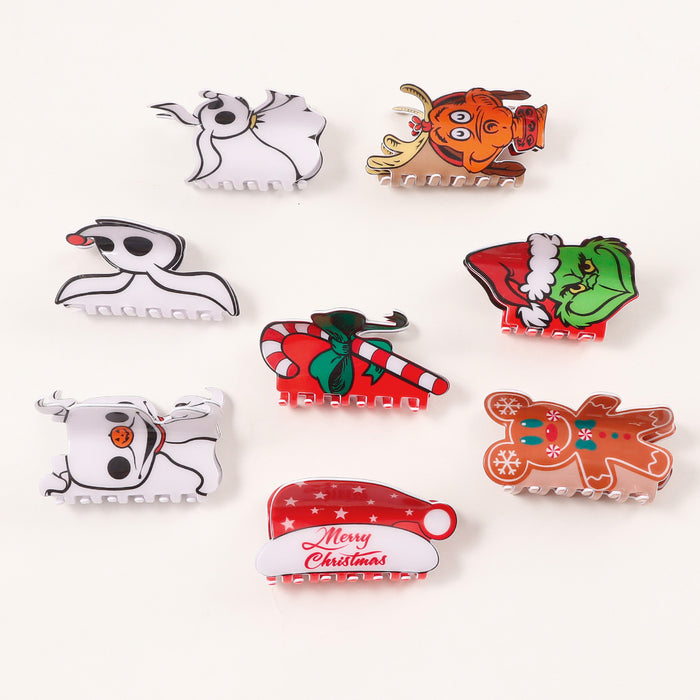 Wholesale Accessories Christmas cartoon series clips various hair clips