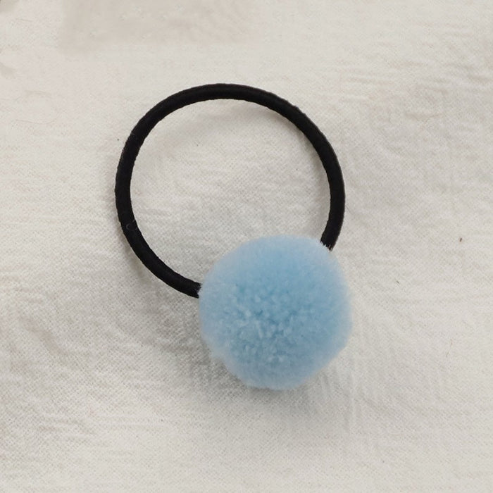 Wholesale Children's Cute Hair Ball Hair Ring Small Rubber Band JDC-HS-Zhenr003