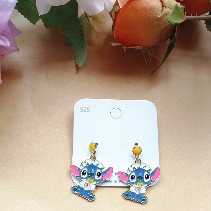 Wholesale Cute Alloy Cartoon Earrings JDC-ES-Xiaox013