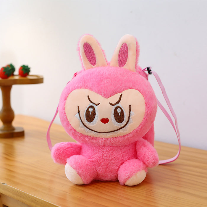 Wholesale Rabbit  Doll Mobile Phone Bag Stuffed Cartoon Bag Girls Cross-Border Gift Messenger Bag