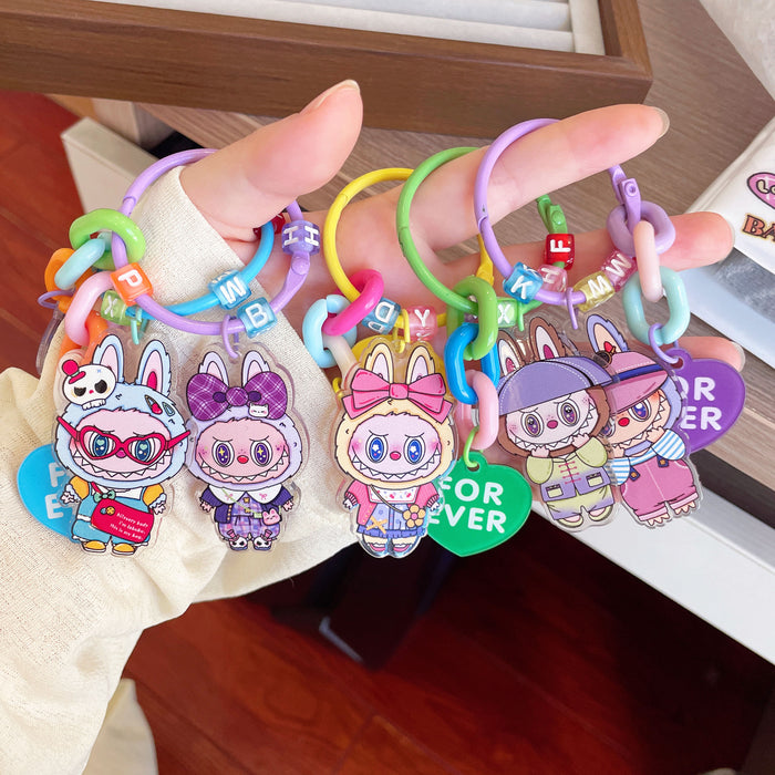 Wholesale Cute  Keychain Pendant Cartoon Backpack Accessories