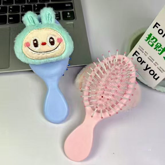 Wholesale Cute cartoon plush hair ties in various colors.