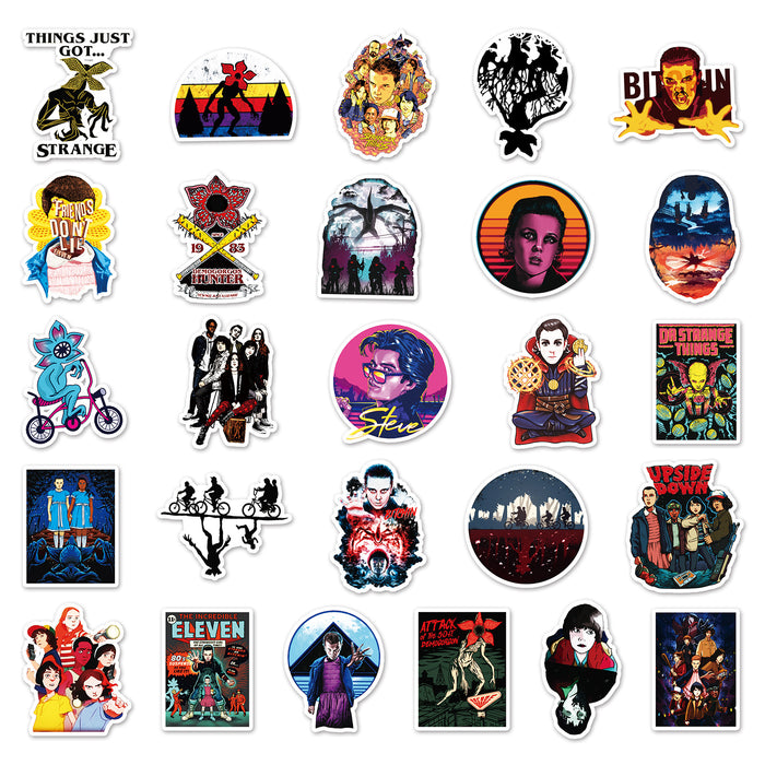 Wholesale 51pcs Cartoon TV series graffiti stickers luggage car motorcycle refrigerator cartoon decorative stickers