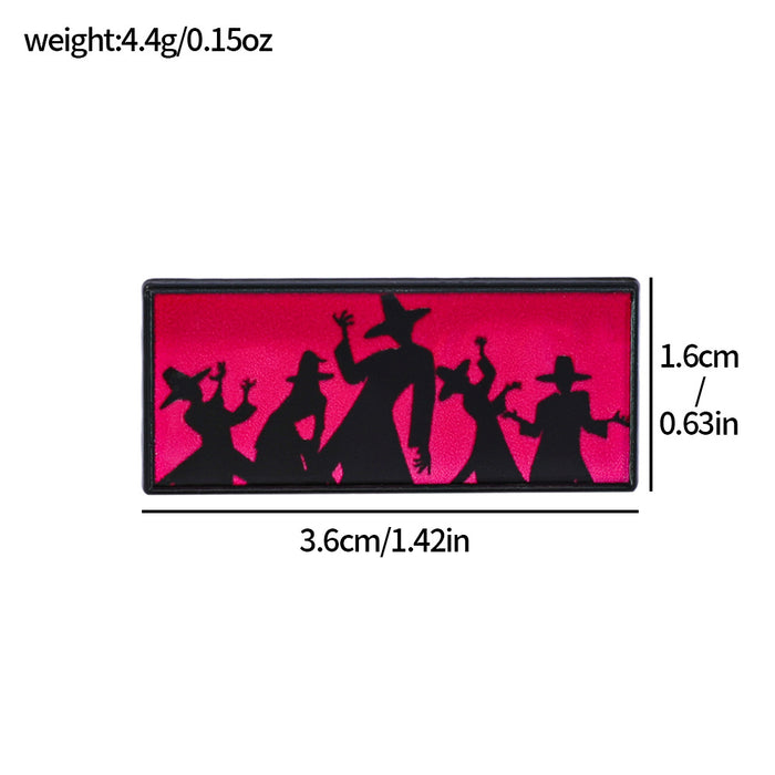 Wholesale Cartoon metal badge,  alloy printed brooch,  chest badge accessory pin