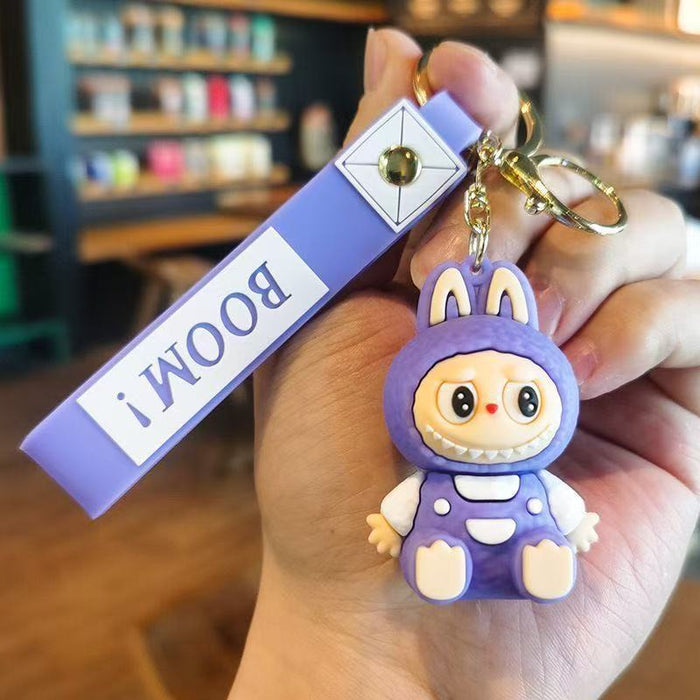 Wholesale Cute Series Keychain Sitting Car Backpack Pendant Street Stall Small Gifts