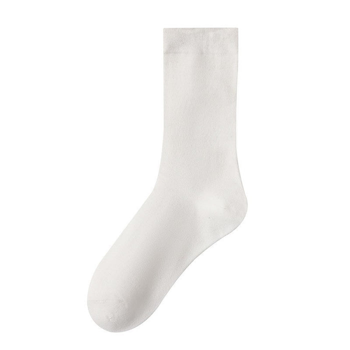 Wholesale Socks made of pure cotton, stacked socks, sweat absorbing and odor proof, mid length socks, socks