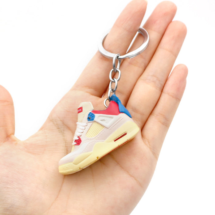 Wholesale 3D Stereoscopic Basketball Shoes PVC Keychains JDC-KC-QLPing018