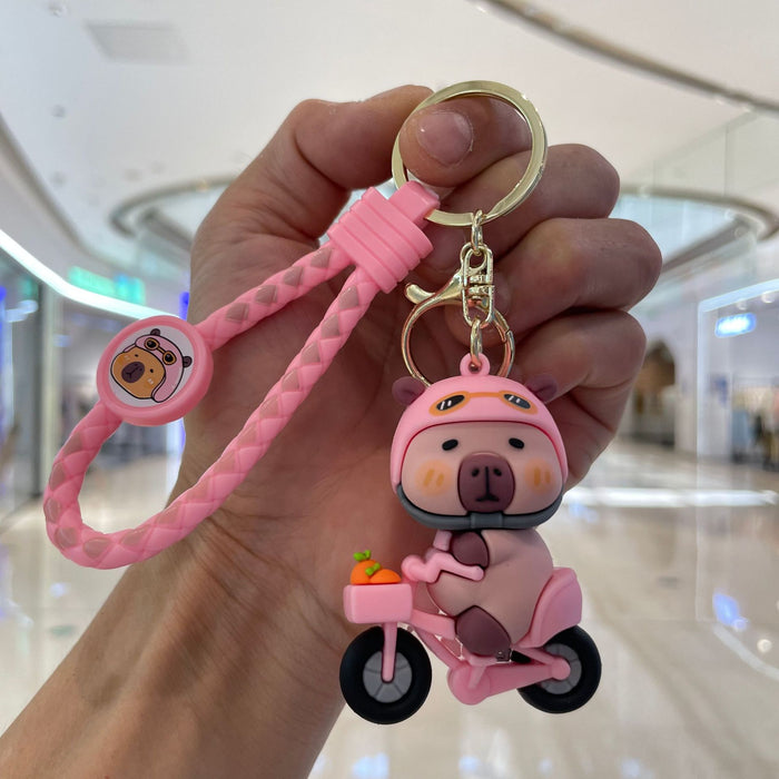 Wholesale Keychain Cartoon Dolphin Doll Bag Pendant Car Pendant Couple Exquisite Small Gift Wholesale