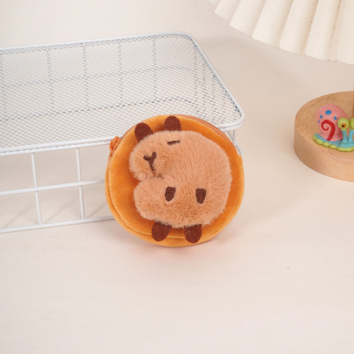 Wholesale Mini plush cute cartoon wallet portable