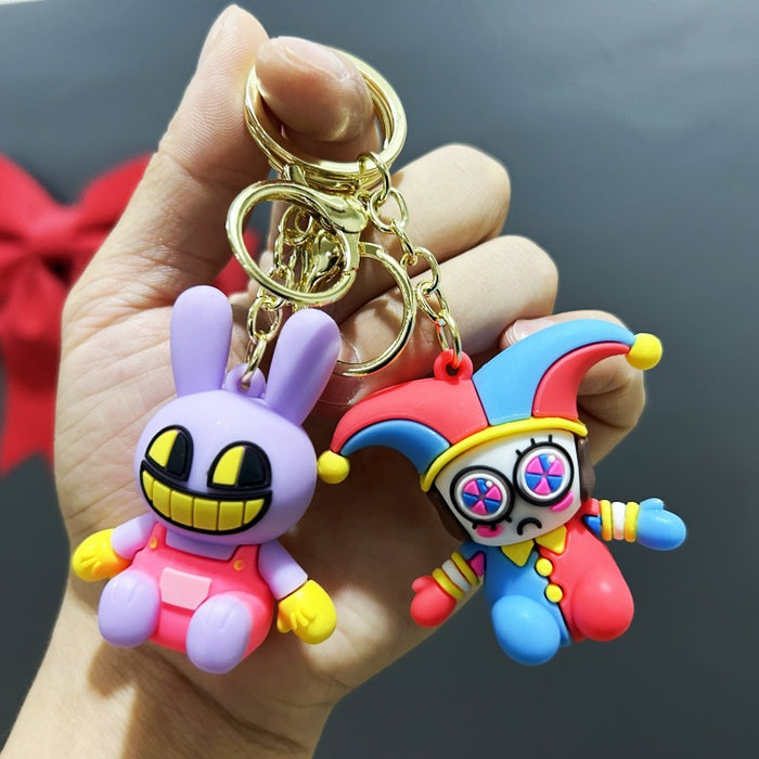 Wholesale PVC Cartoon Doll Keychain JDC-KC-WuYi277