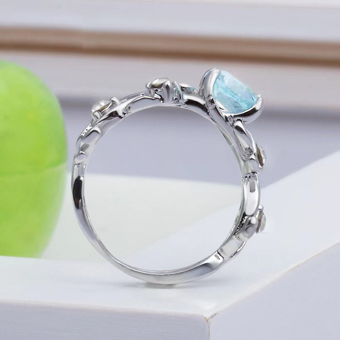 Wholesale Tree branch ring, fashionable, luxurious, personalized, versatile, niche, versatile, handmade gift