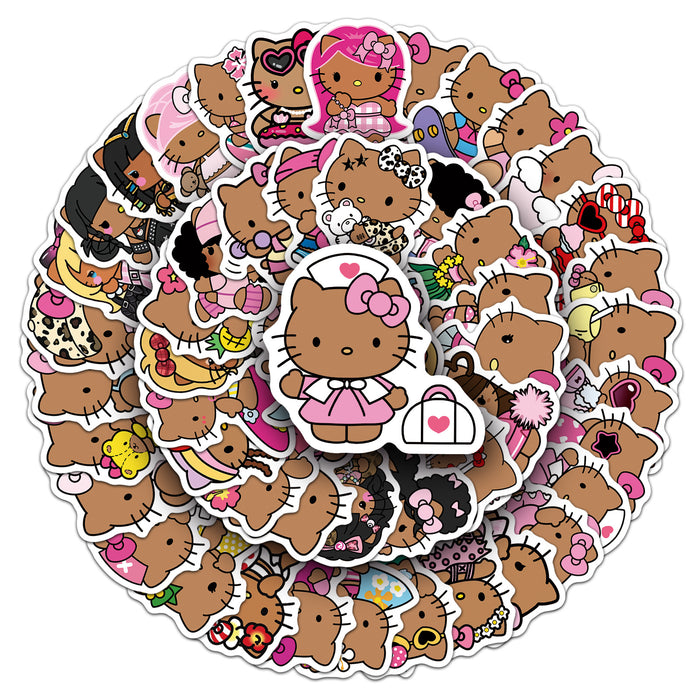 Wholesale 50  Cat Stickers Creative Handbook Material Stickers