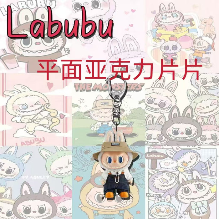 Wholesale Little Sheep Keychain Cute Cartoon Acrylic Personalized School Bag Pendant Keychain Gift