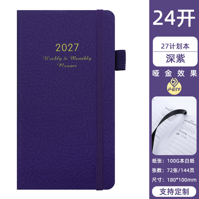 Wholesale Chic 2027 Weekly Planner Notebook - Office Decor Accessory