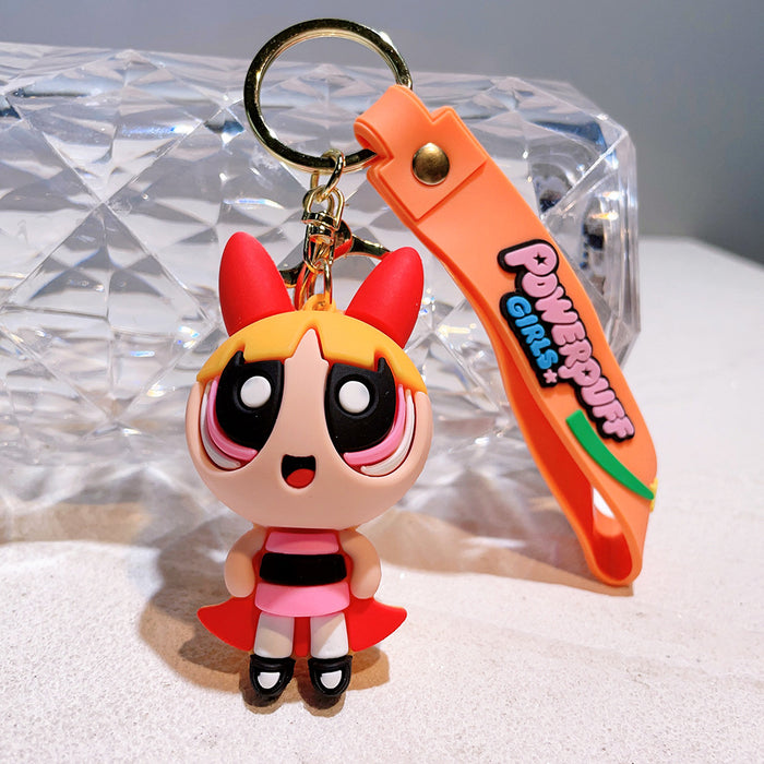 Wholesale Cartoon Silicone Doll Keychain JDC-KC-QiChao039