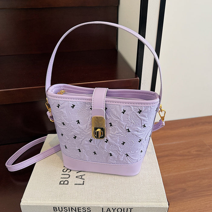 Wholesale New Fashion Handheld Bucket Bag Versatile Single Shoulder Bag Casual Crossbody Bag