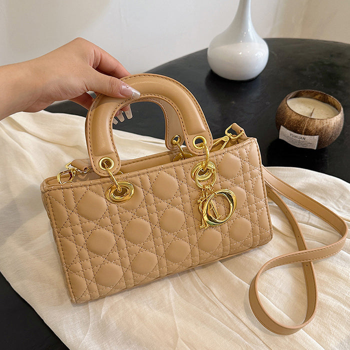 Wholesale  Women's Bag Rhombic Small Square Handbag All-match Elegant Shoulder Crossbody Bag