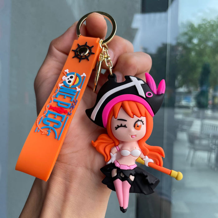 Wholesale Cross border keychain cartoon doll anime keychain bag pendant couple small gift wholesale