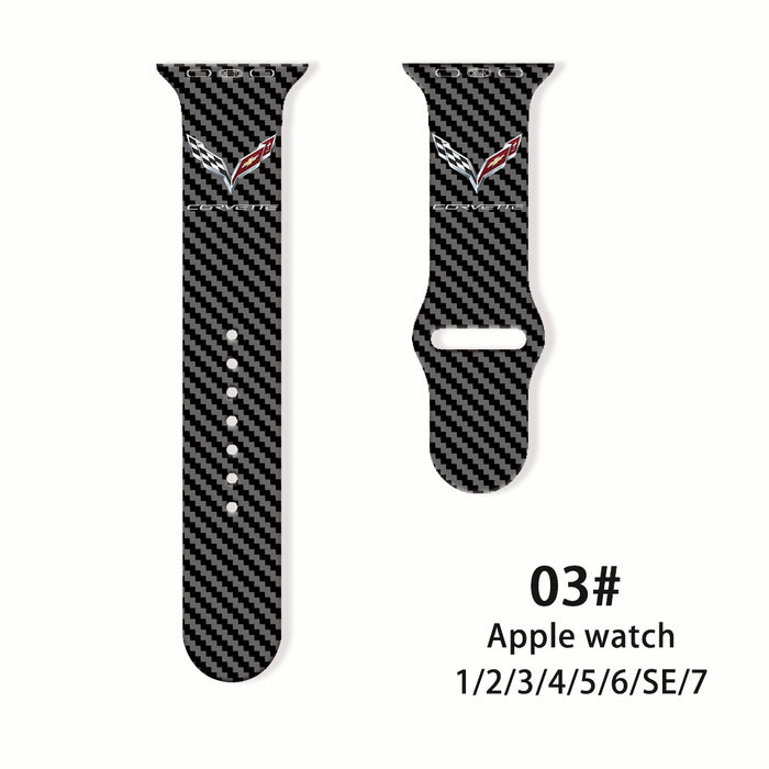 Wholesale Printed Silicone Watch Strap Wrist Strap JDC-WD-NuoQi055