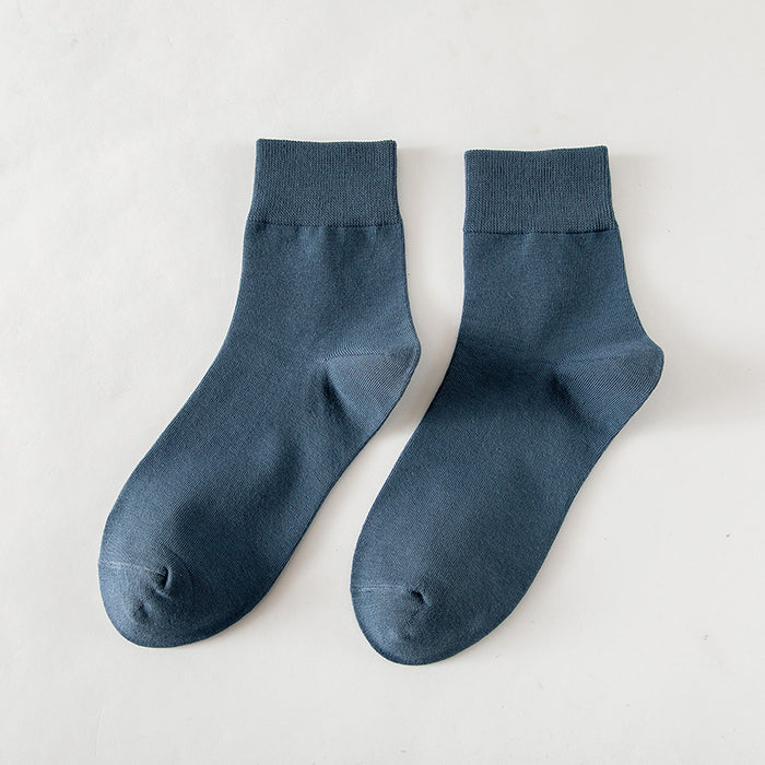 Wholesale Socks made of combed cotton, mid tube socks, comfortable and casual cotton socks