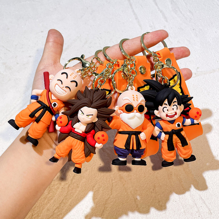 Wholesale Cartoon Silicone Doll Keychain