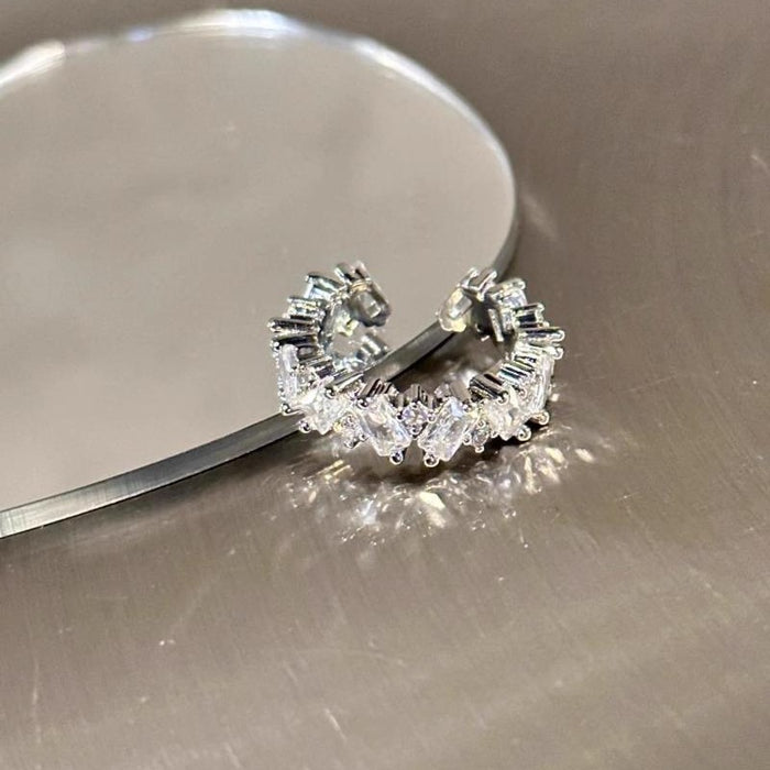 Wholesale Zircon Ring Women's Opening Adjustable Niche Advanced Sense Ring