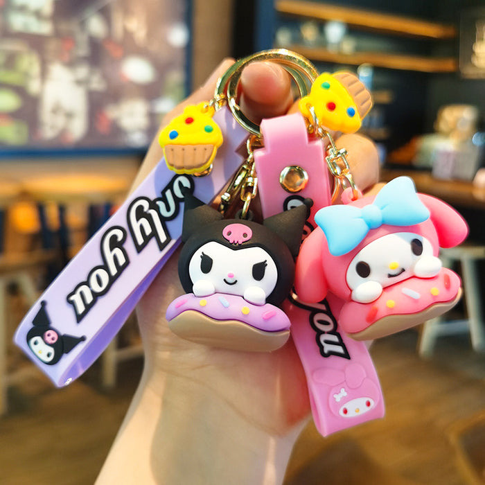 Wholesale Rubber Cartoon Doll Three-dimensional Keychain JDC-KC-Tingm092