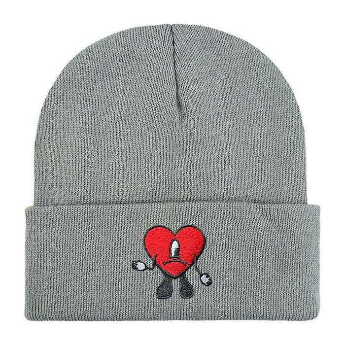 Wholesale Cartoon Embroidery Acrylic Wool Knitted Hat JDC-FH-Shengn006