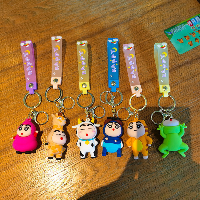 Wholesale Cartoon Silicone Doll Keychain JDC-KC-Tingm305