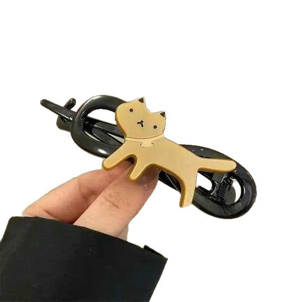 Wholesale Cute Cat Hair Clip Popular Clip Cat High-End Seamless Back of the Head