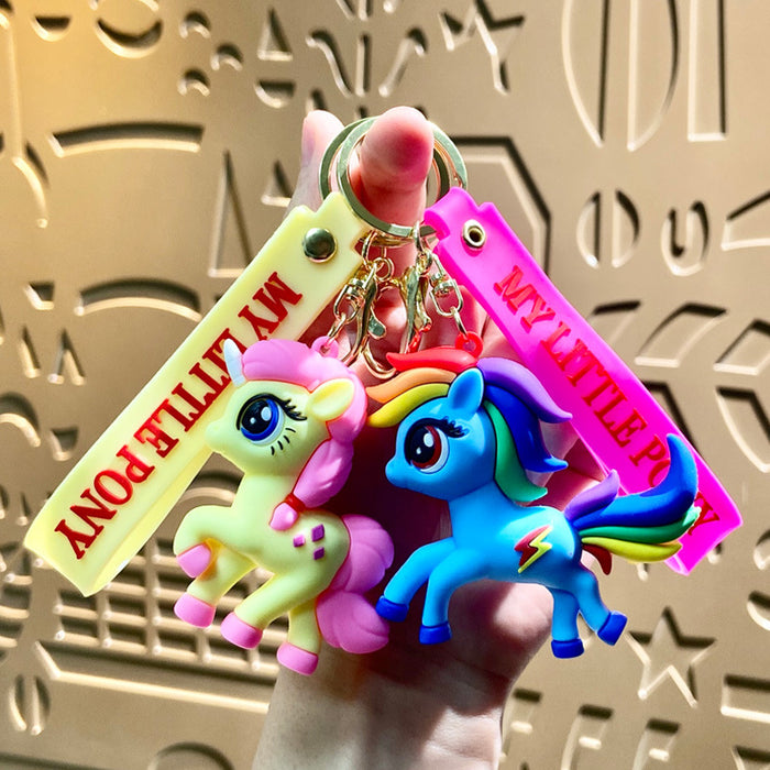 Wholesale Pony Polly Keychain Pendant Cartoon Doll Car Keychain Hanging Gifts
