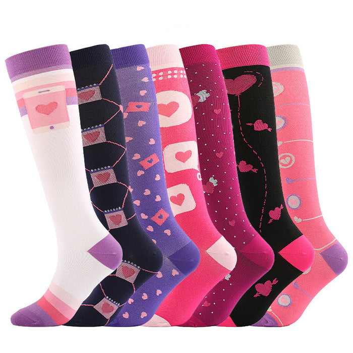 Wholesale Sock Nylons High Tube Breathable Sweat Absorbent Compression socks JDC-SK-ZhiH003