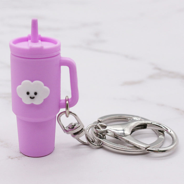 Wholesale Keychain Pendant Ice Bully Cup Key Chain Water Cup Decoration Accessories