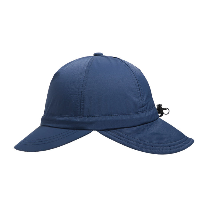Wholesale Sunshade double brimmed duckbill cap with buckle for hiking and outdoor baseball cap